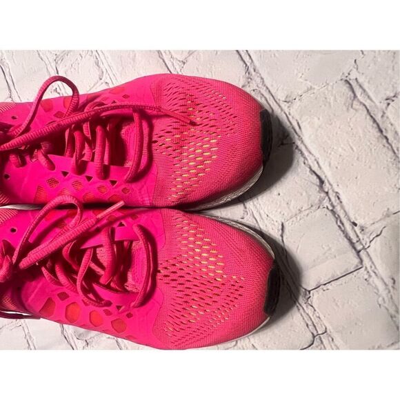 Nike Women's Size 9.5 Zoom Pegasus Running Shoes Bright Neon Pink Athletic Gym - Picture 7 of 11